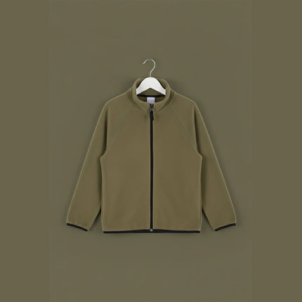 سويت شيرت اولادي ساده بسوسته لون زيتي