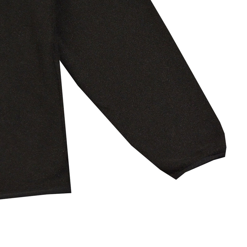 لون اسود Fleece سويت شيرت جاكيت اولادي