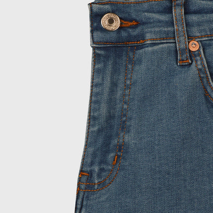 بنطلون جينز رجالى سيلفانو بخصر عادى وقصة ستريت فيت لون ازرق