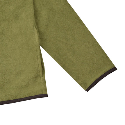 سويت شيرت اولادي ساده بسوسته لون زيتي