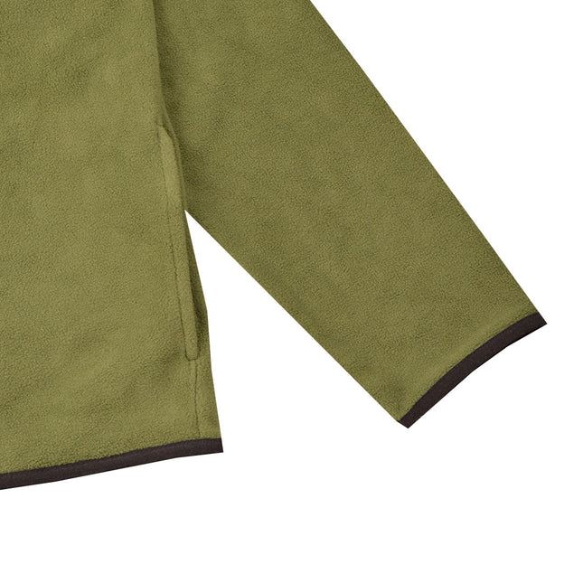 سويت شيرت اولادي ساده بسوسته لون زيتي