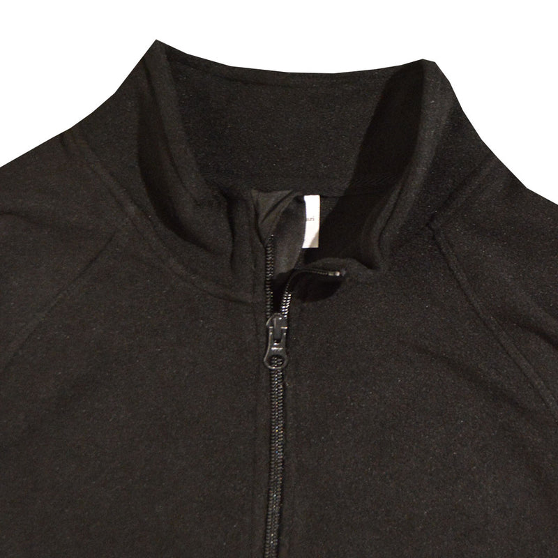 لون اسود Fleece سويت شيرت جاكيت اولادي