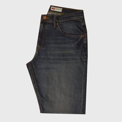 بنطلون جينز رجالى رانجلر بقصة مريحة اثلتيك فيت لون ازرق غامق