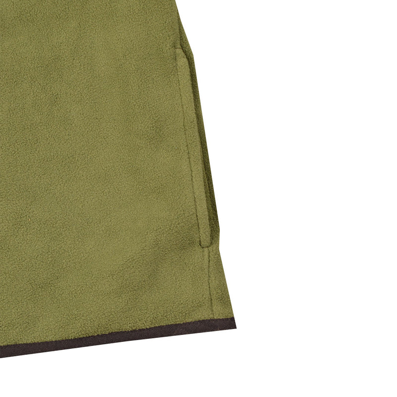 لون زيتي Fleece سويت شيرت جاكيت اولادي