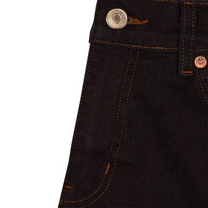 بنطلون جينز رجالى سيلفانو بخصر عادى وقصة مستقيمة ستريت فيت لون نيفي