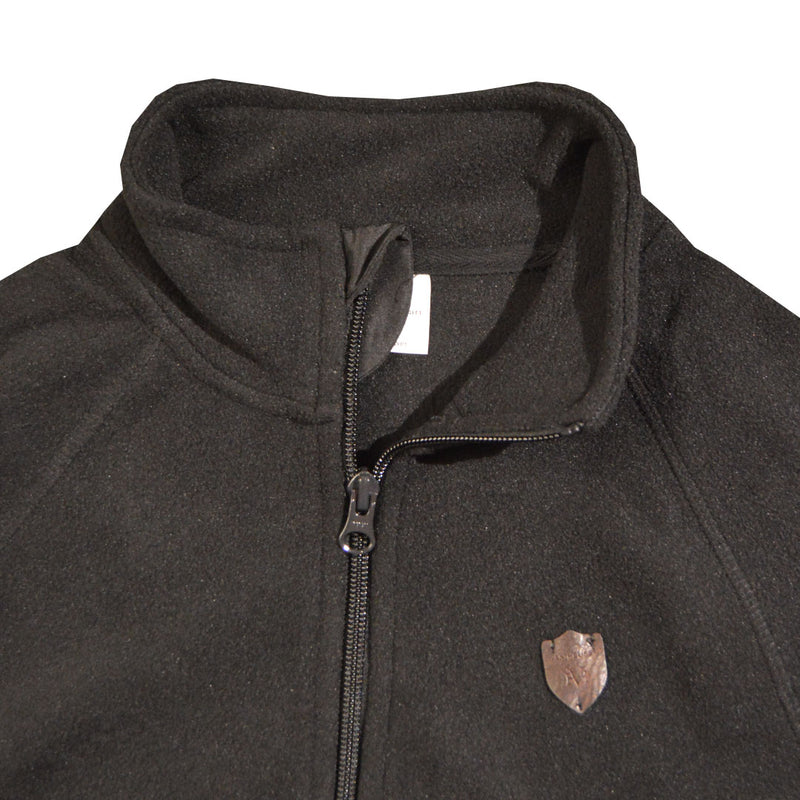 لون اسود Fleece سويت شيرت جاكيت اولادي