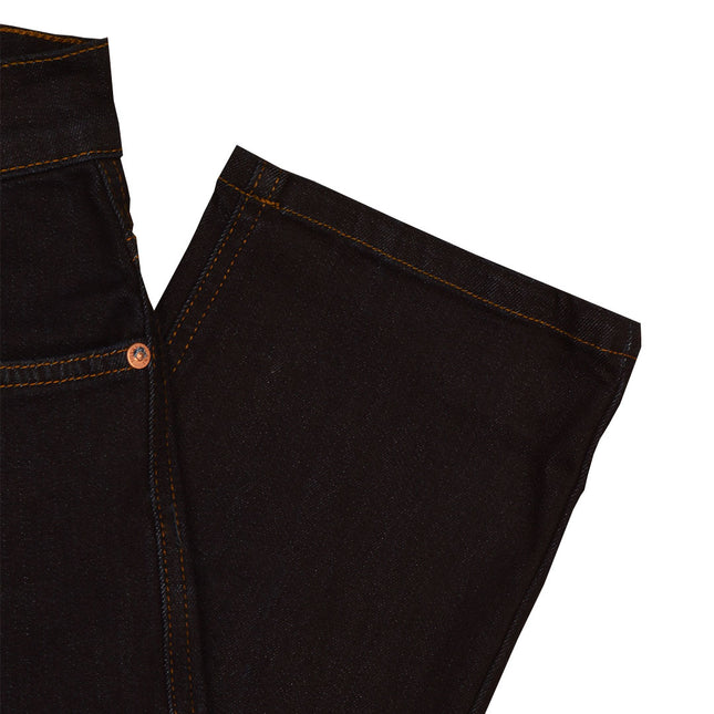 بنطلون جينز رجالى سيلفانو بخصر عادى وقصة مستقيمة ستريت فيت لون نيفي