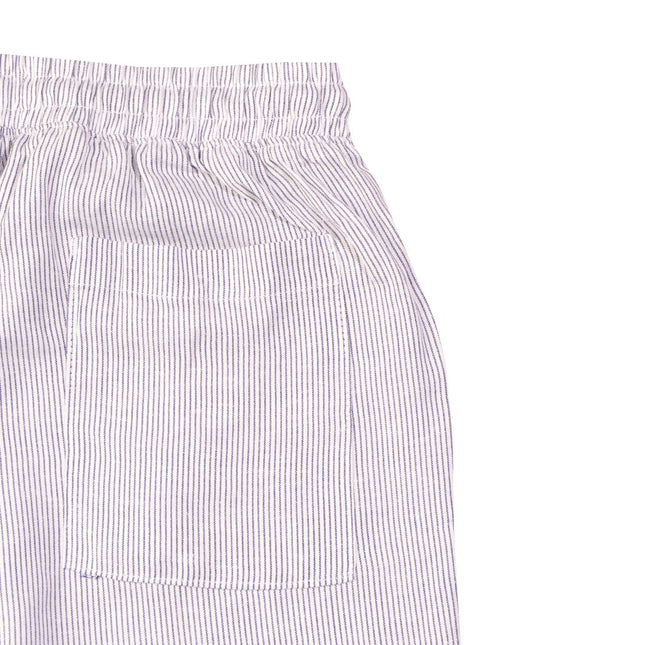 بنطلون شروال رجالى ستريت فيت لون ابيض مقلم