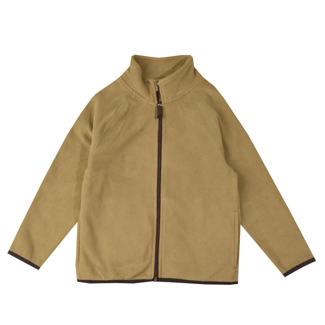 سويت شيرت اولادي ساده بسوسته لون زيتي فاتح