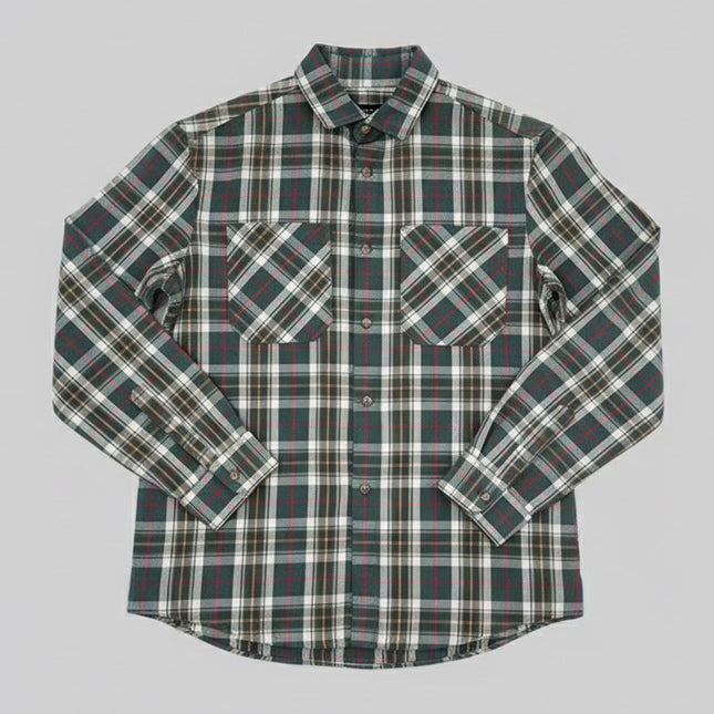 قميص رجالي شتوى بجيوب امامية واكمام طويله وياقه عاديه