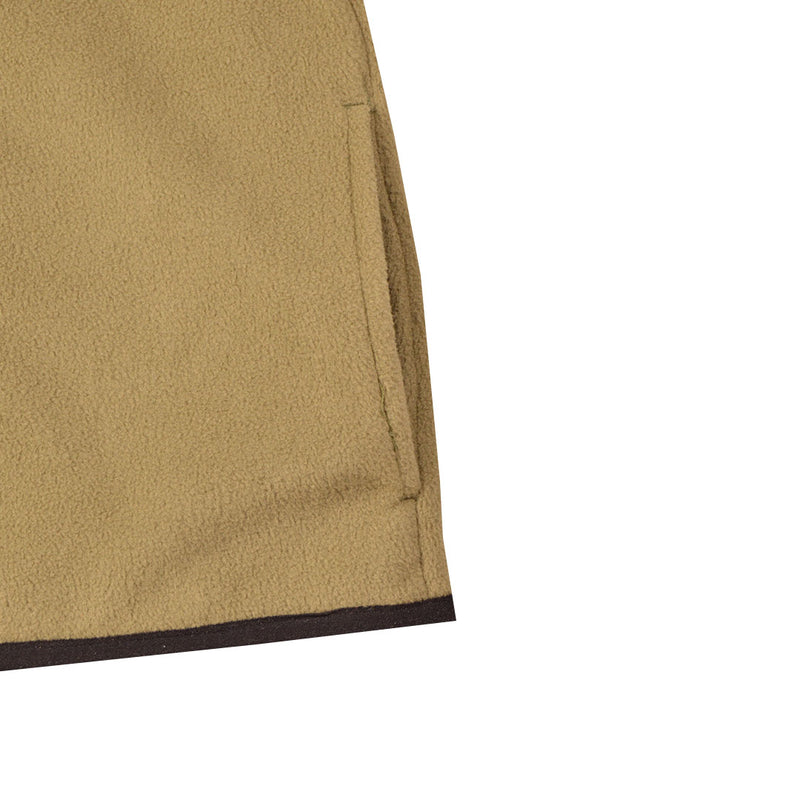 لون زيتي فاتح Fleece سويت شيرت جاكيت اولادي