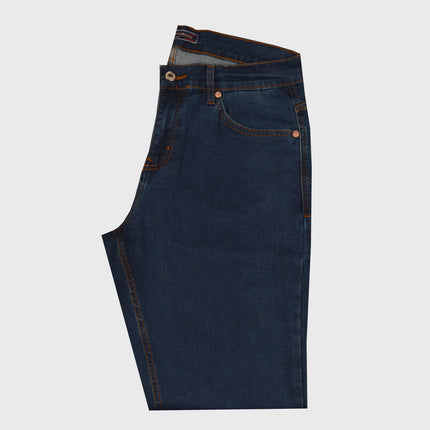 بنطلون جينز رجالى سيلفانو ستريت فيت لون ازرق غامق