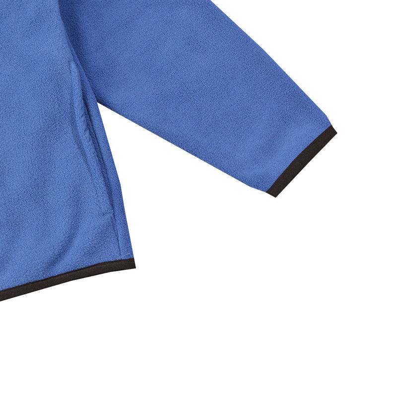 ساده باكمام طويله لون ازرق  Fleece سويت شيرت جاكيت اولادي