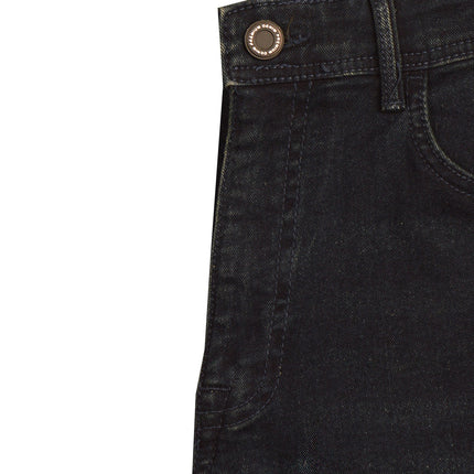 بنطلون جينز رجالي بخصر عادي سليم فيت لون كحلي