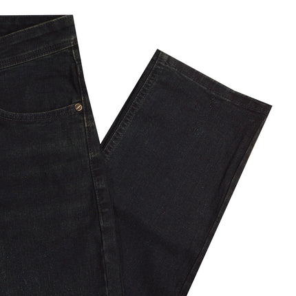 بنطلون جينز رجالي بخصر عادي سليم فيت لون كحلي