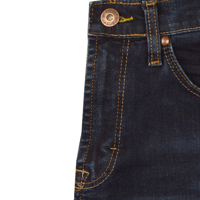 بنطلون جينز رجالى رانجلر لون ازرق غامق ريجولار فيت