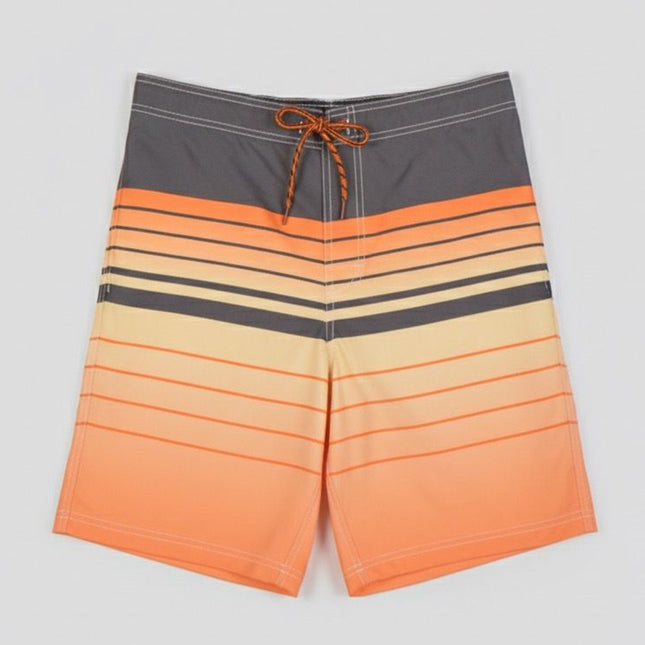 شورت سباحة رجالي ببطانة شبكية وخصر مطاطي