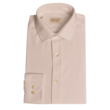 قميص رجالي كلاسيك ساده بأكمام طويله لون ابيض