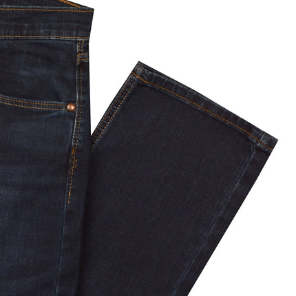 بنطلون جينز رجالى رانجلر لون ازرق غامق ريجولار فيت