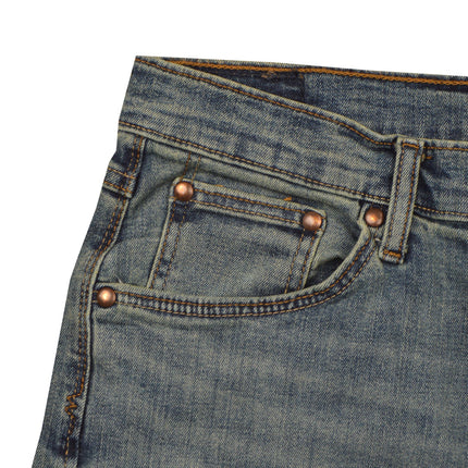 بنطلون جينز رجالى رانجلر ازرق بقصة مريحة ريجولار فيت