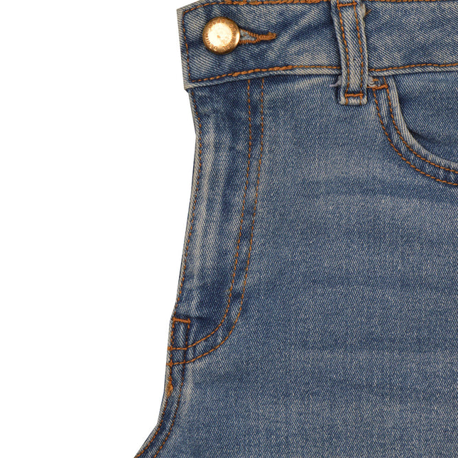 بنطلون جينز حريمي سكينى ازرق فاتح تصدير