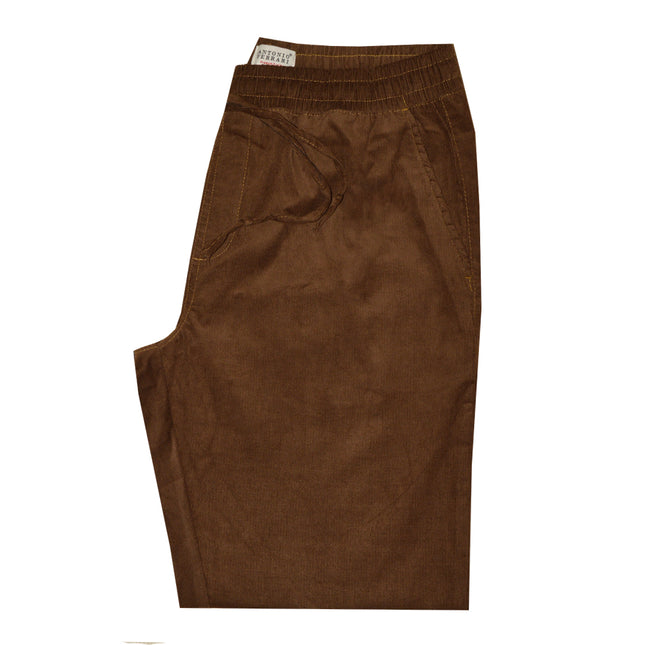 بنطلون رجالى قطيفه ستريت فيت لون بني