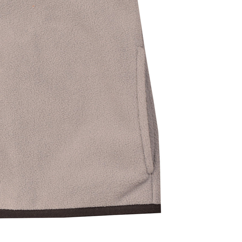 لون رمادي Fleece سويت شيرت جاكيت اولادي