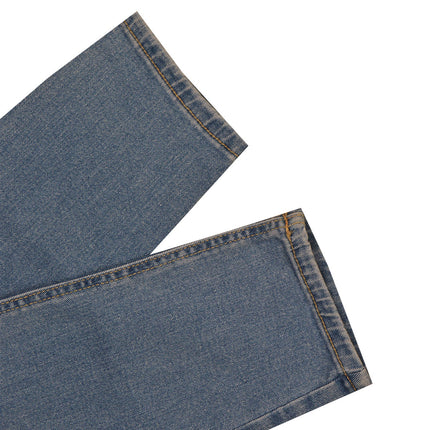 بنطلون جينز حريمي سكينى ازرق فاتح تصدير