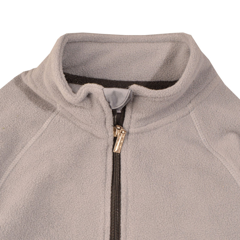 لون رمادي Fleece سويت شيرت جاكيت اولادي
