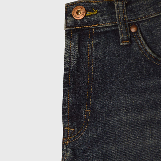 بنطلون جينز رجالى رانجلر بقصة مريحة اثلتيك فيت لون ازرق غامق