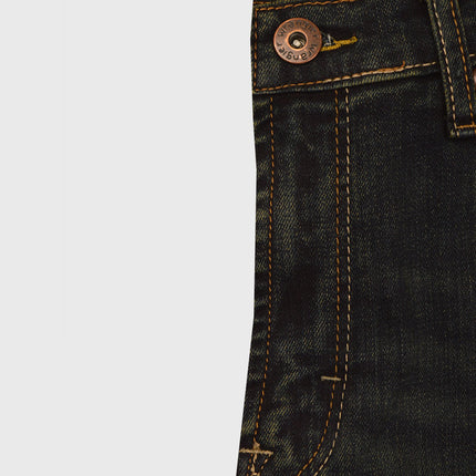 جينز رجالى رانجلر ازرق غامق بقصة مريحة