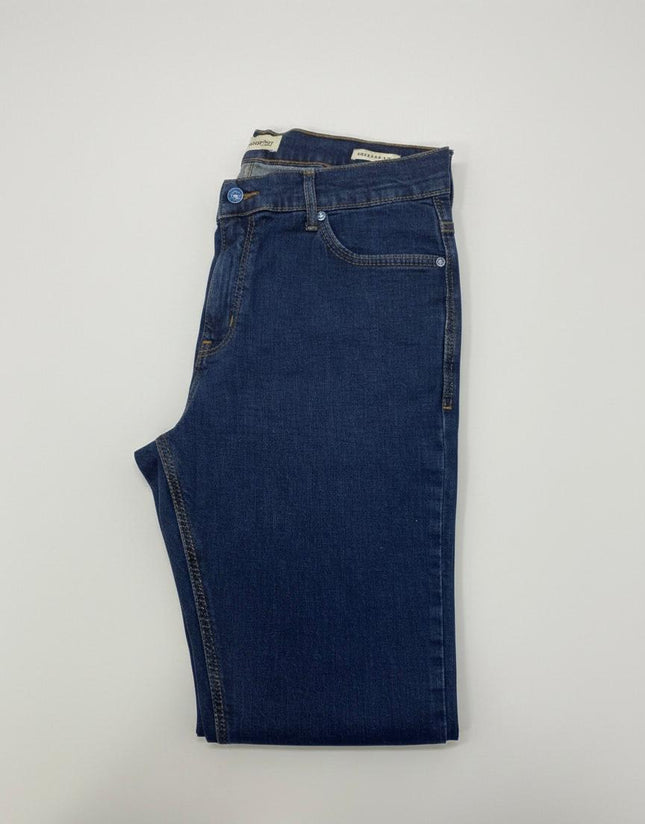 بنطلون جينز رجالي اليجانس ريجولار فيت لون ازرق غامق